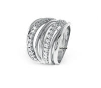 Ring Unoaerre Woman in Silver Zircone 700YAF1971000 5564/16 - 700YAF1971000 5564/16